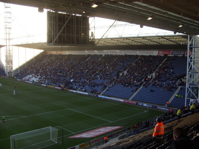 The Tom Finney Stand During the Match